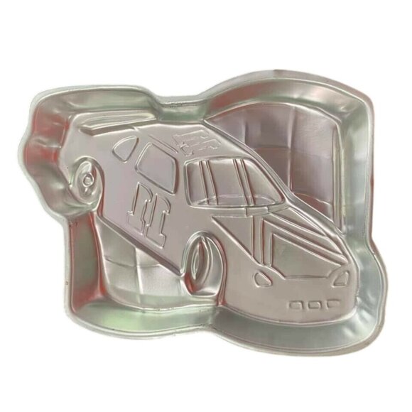 Vintage Wilton Race Car Baking Pan Boy Kids Birthday Party Cake Novelty - Picture 2 of 4